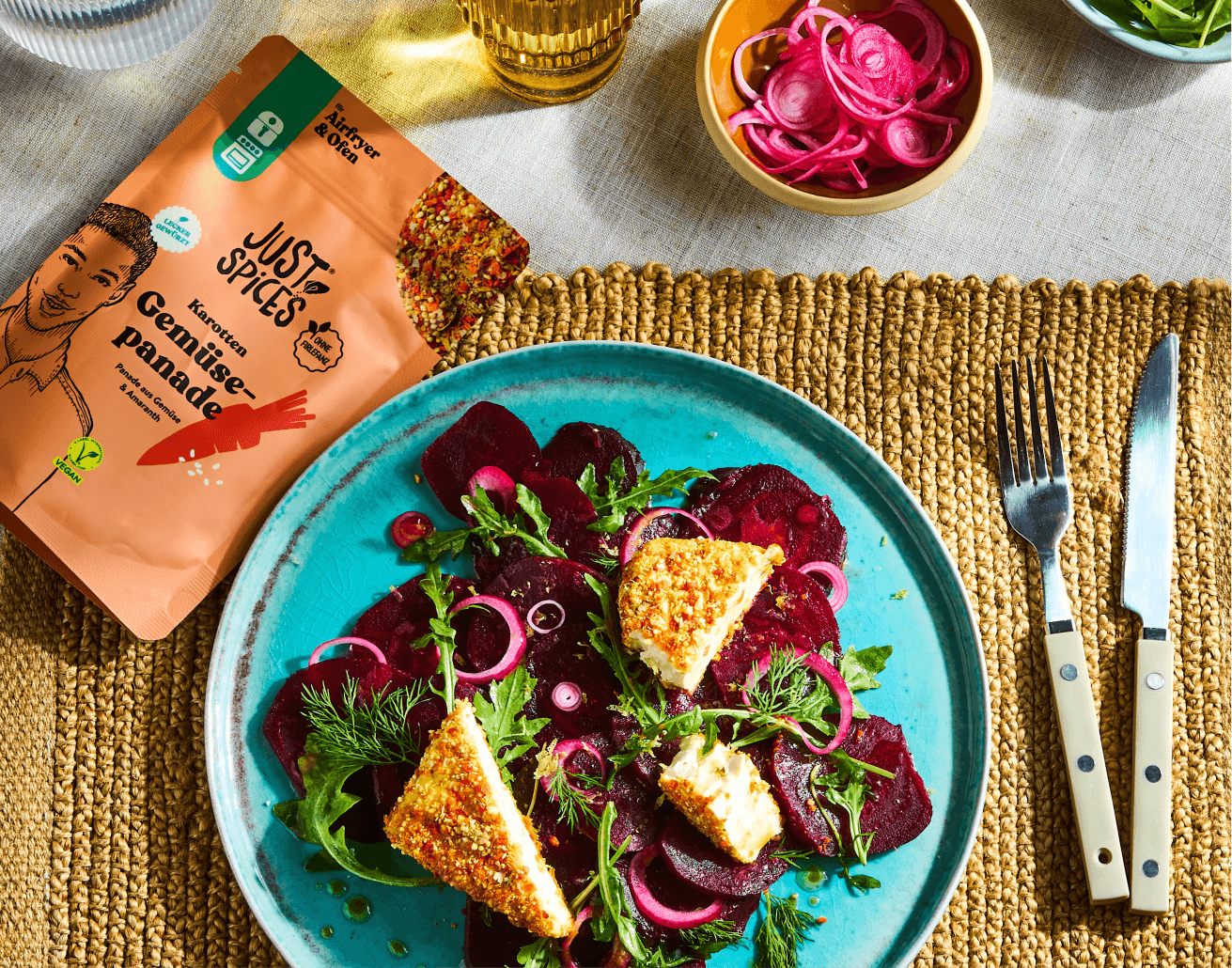 Gemüsepanade Karotte