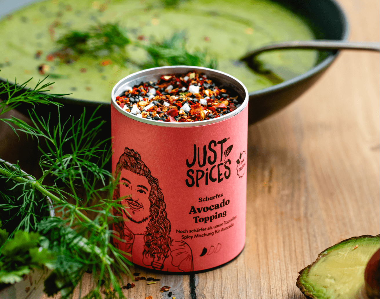 Scharfes Avocado Topping