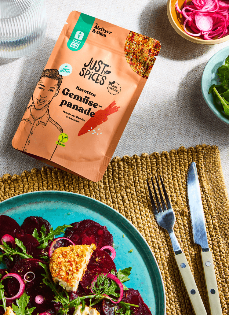 Gemüsepanade Karotte