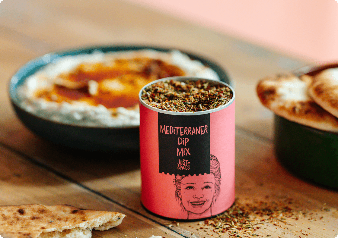 Mediterraner Dip Mix | Urlaub als Dip | JUST SPICES®