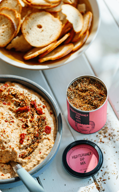 Mediterraner Dip Mix | Urlaub als Dip | JUST SPICES®