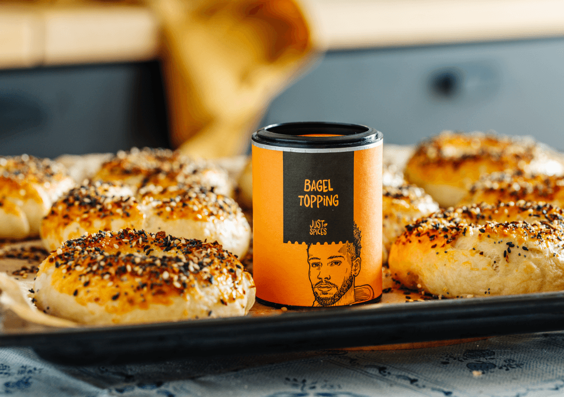 Bagel Topping Würzmischung für selbstgemachte Bagels JUST SPICES