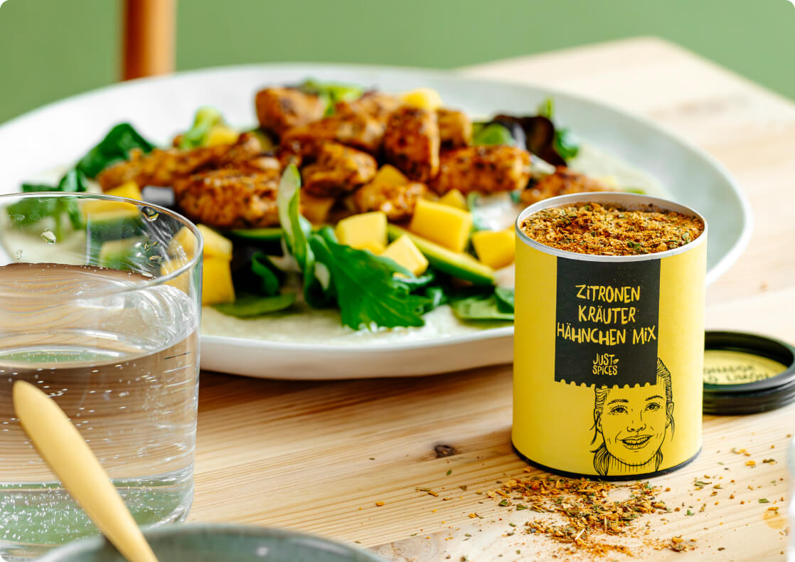 Zitronen Kräuter Hähnchen Mix | Zitronenhähnchen würzen | JUST SPICES ...