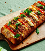 Just Spices - Tomate Mozzarella Topping -  Tomate Mozzarella Gewürz mit Tomate Mozzarella Baguette