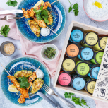 Just Spices - Große Holzbox: 16 Gewürze