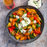 Just Spices - Klassischer Bratkartoffel Gewürzmix -  Kartoffel-Gemüsepfanne mit Quark