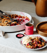 Just Spices - Bratapfel Mix -  Brombeer Apfel Crumble mit Bratapfelgewürz