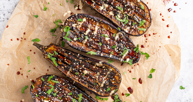 Aubergine richtig würzen