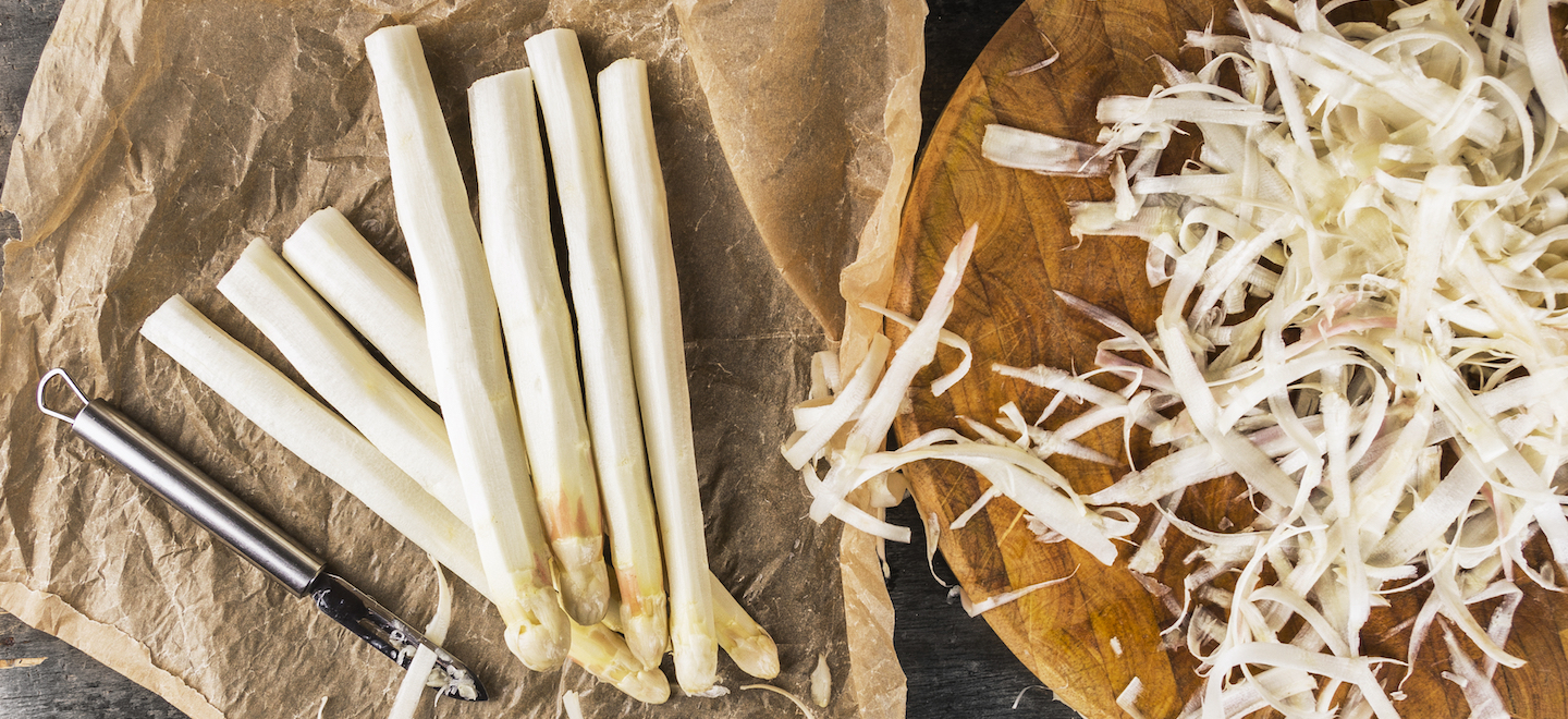 Weißer Spargel