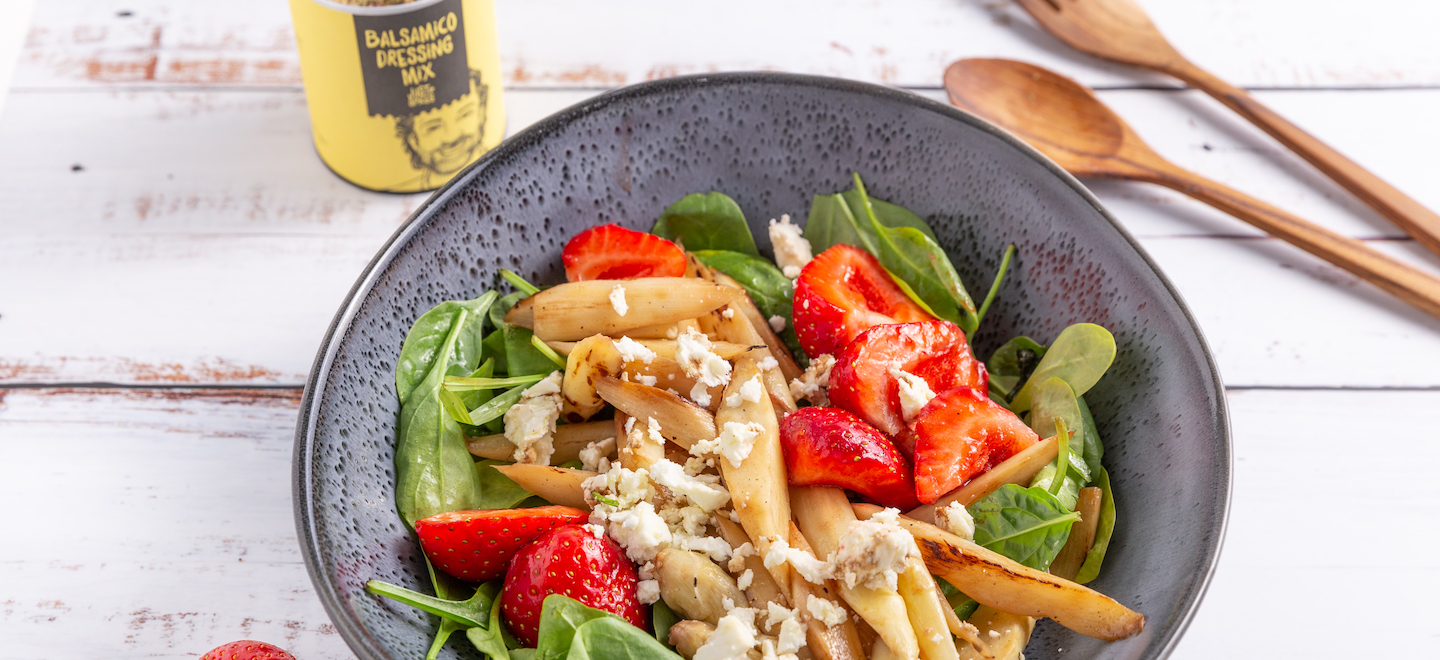 Spargel Erdbeer Salat