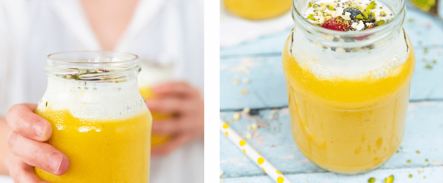 Scharfer Mango Smoothie