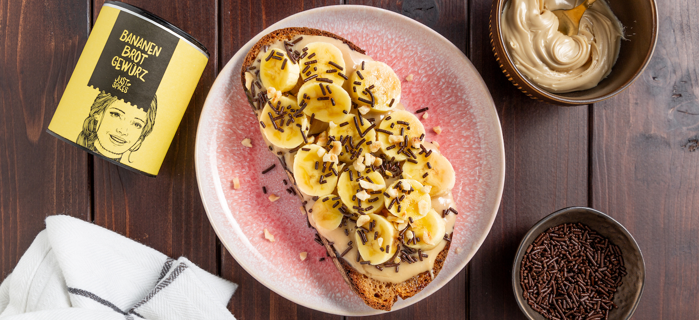 Bananen Stulle mit Cashewmus