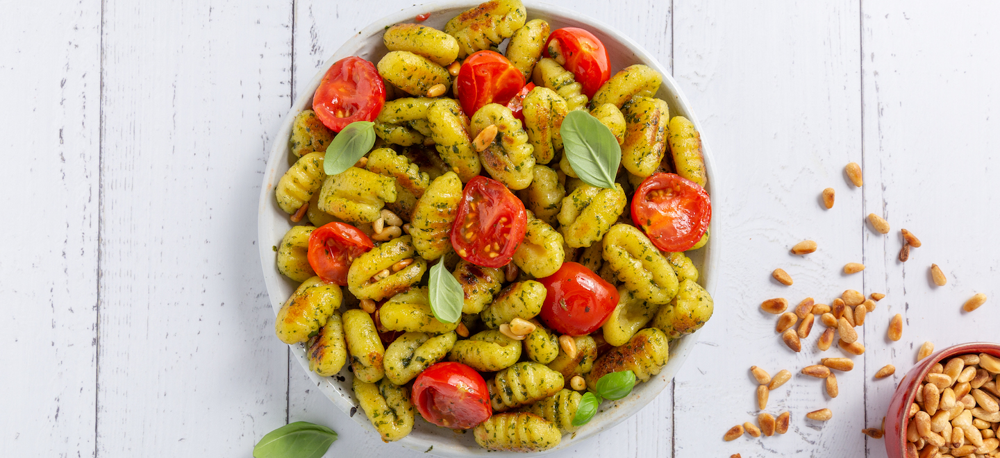 Gnocchi mit grünem Pesto