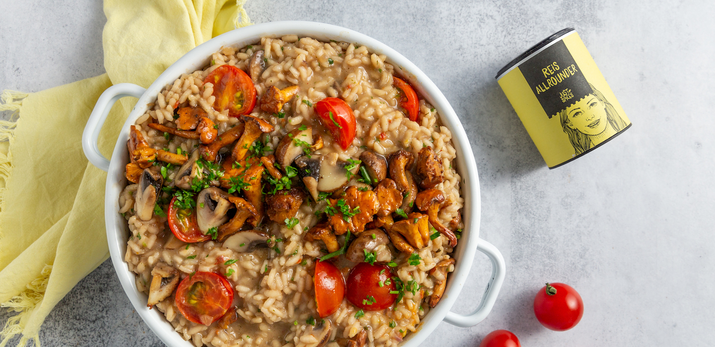 Cremiges Pilzrisotto