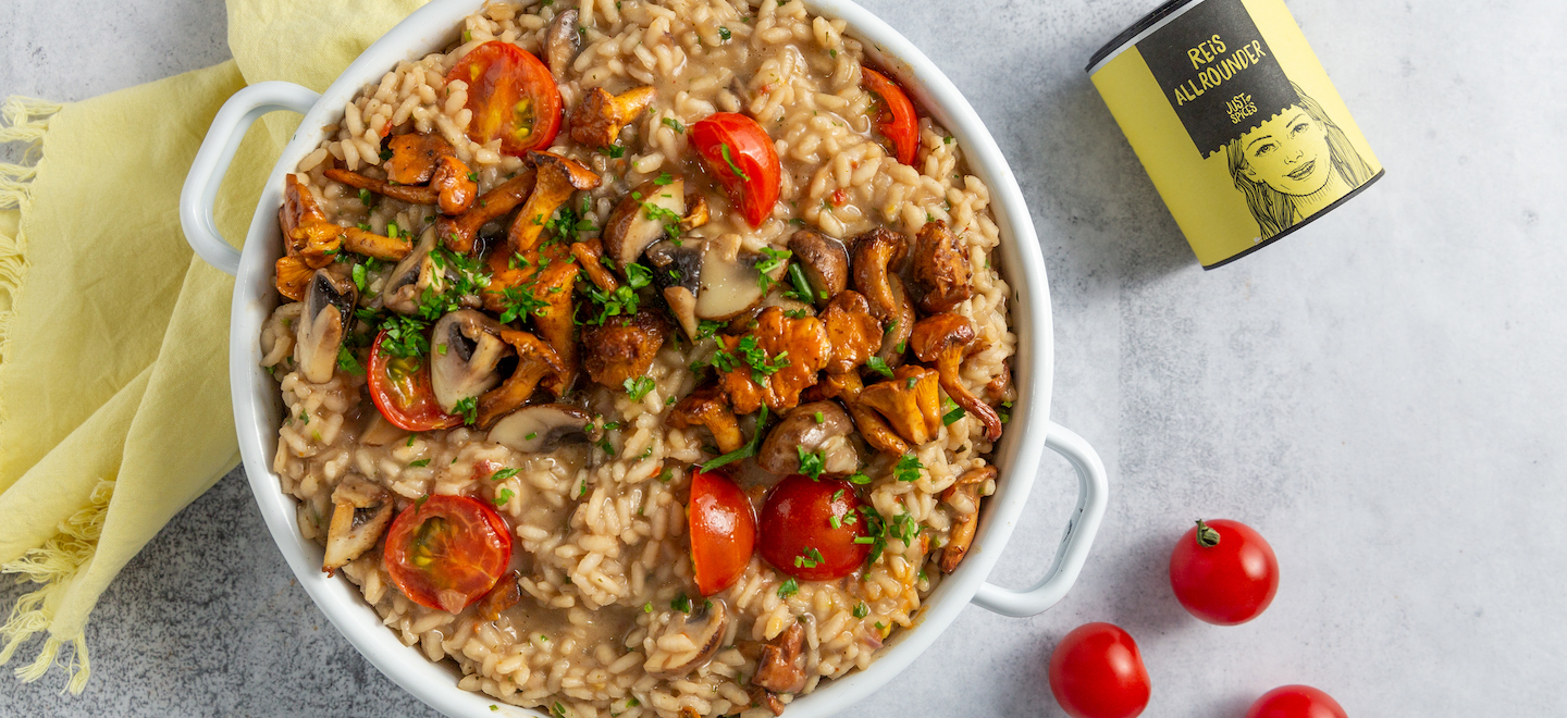 Cremiges Pilzrisotto