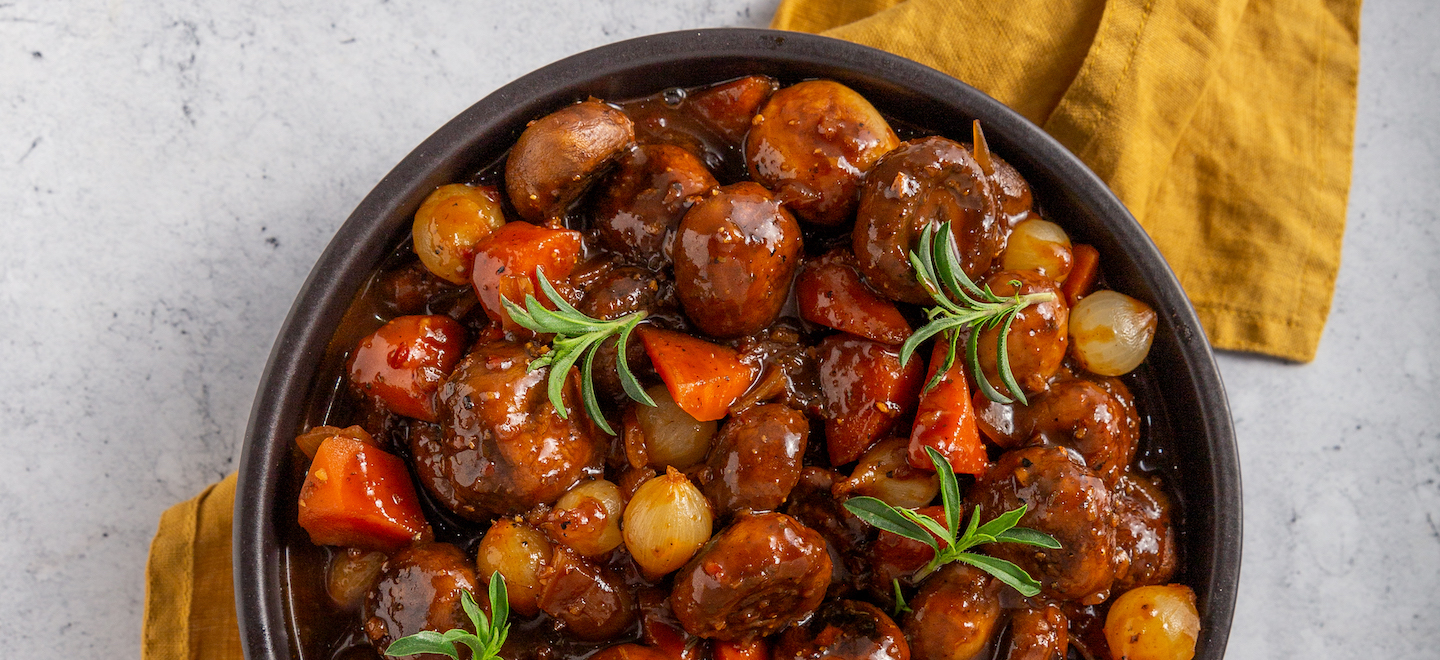 Veganes Pilzragout