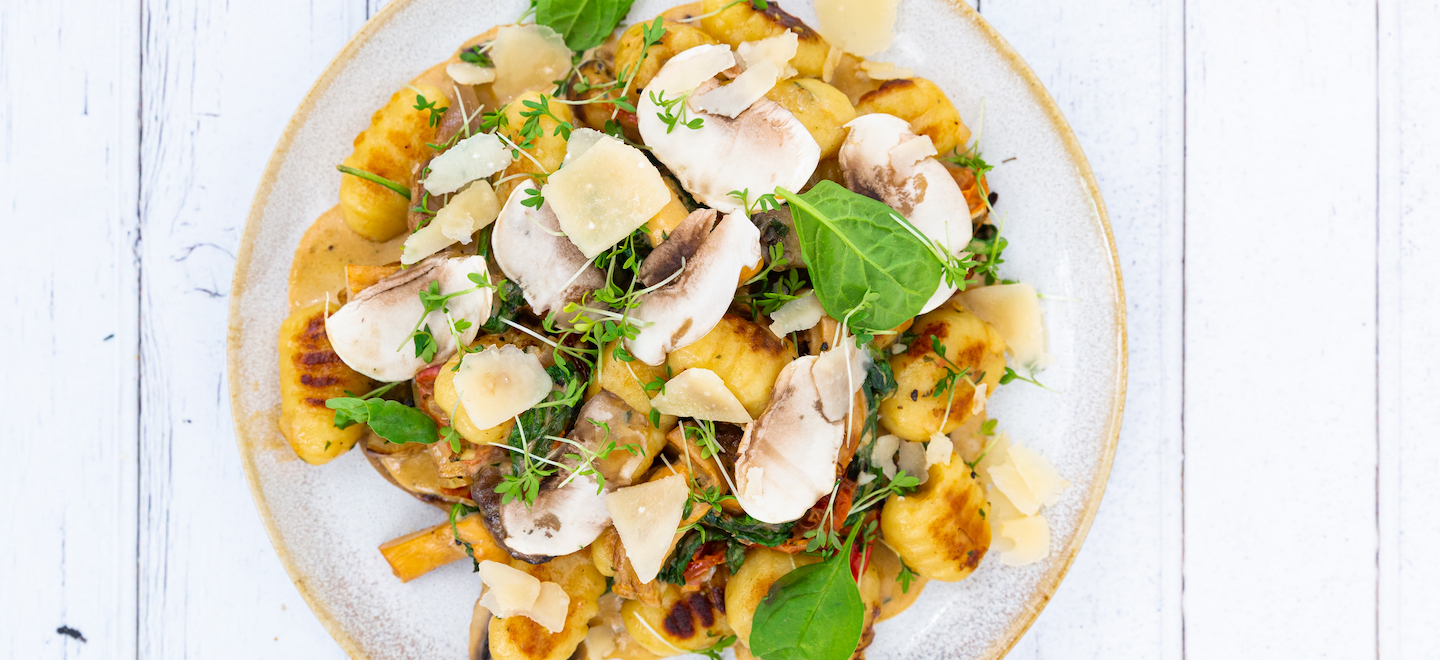 Pilz-Gnocchi Pfanne