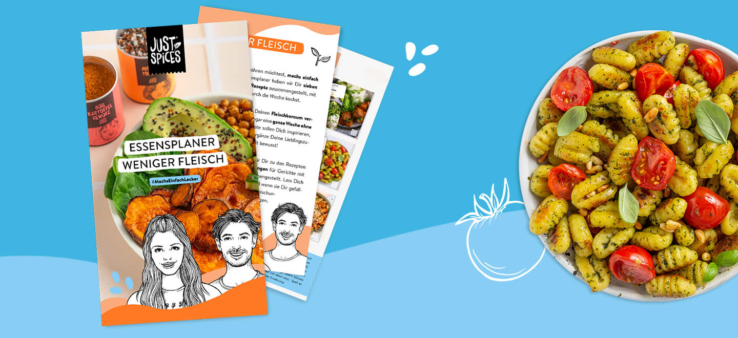 Machs einfach lecker: Weniger Fleisch essen
