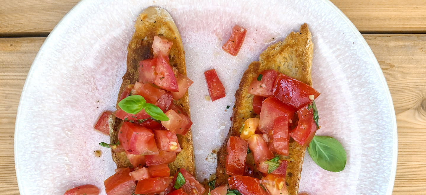 Rezept für schnelles Bruschetta