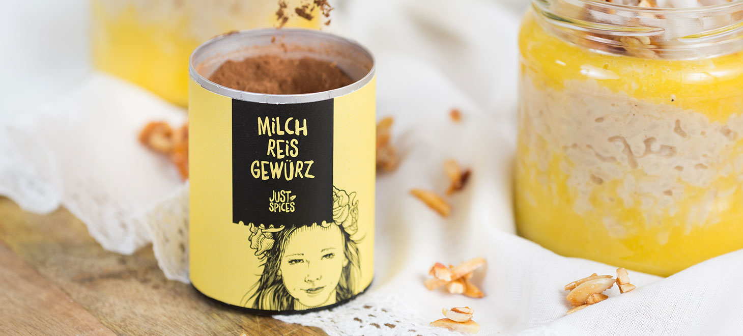 Milchreis Gericht Just Spices