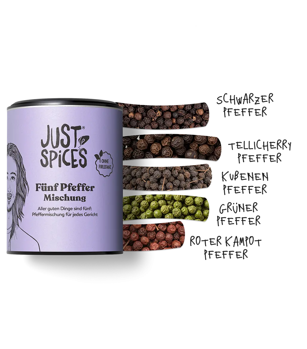 Just Spices - Fünf Pfeffer Mischung