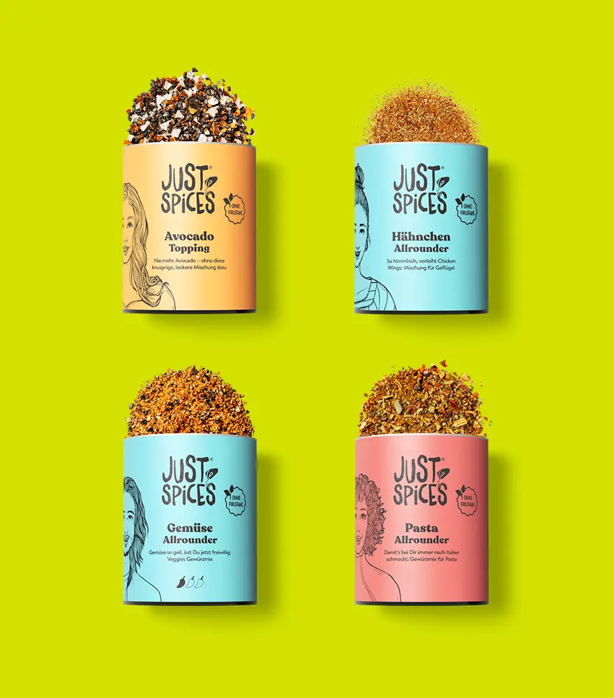 Just Spices - Kleiner Gewürz Adventskalender + Bestseller Gewürzbox (4er)