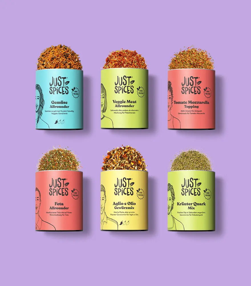Just Spices - Vegetarisches Gewürzset 