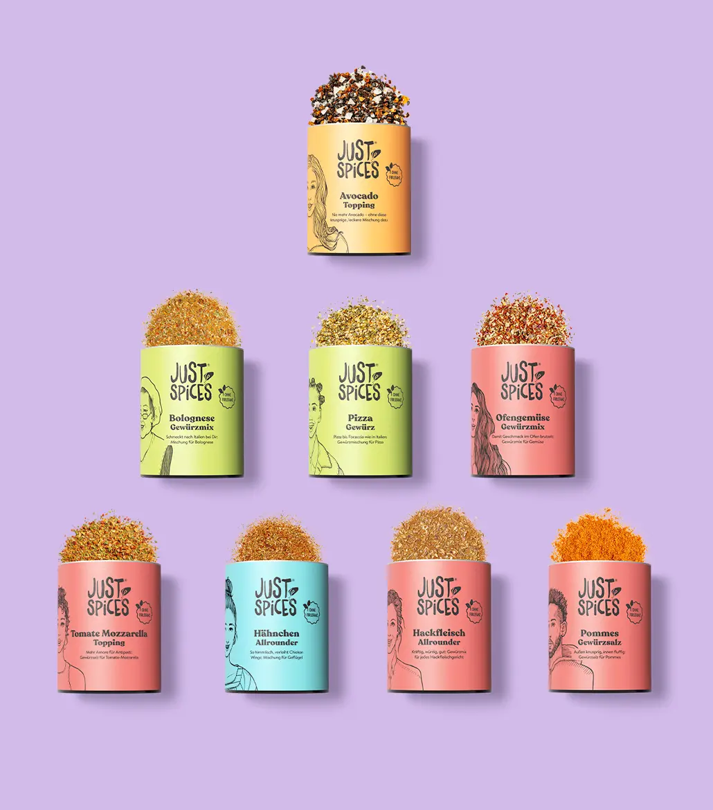 Just Spices - Bestseller Gewürzbox (8er)
