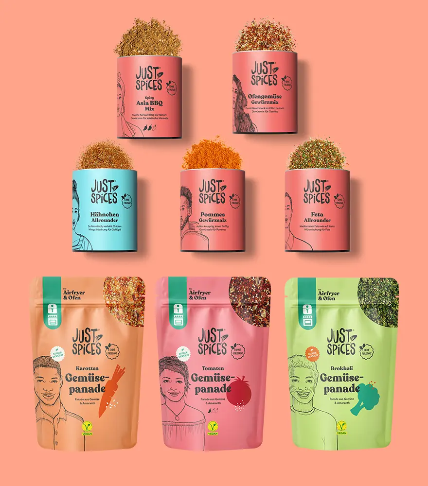 Just Spices - Großes Airfryer Gewürzset