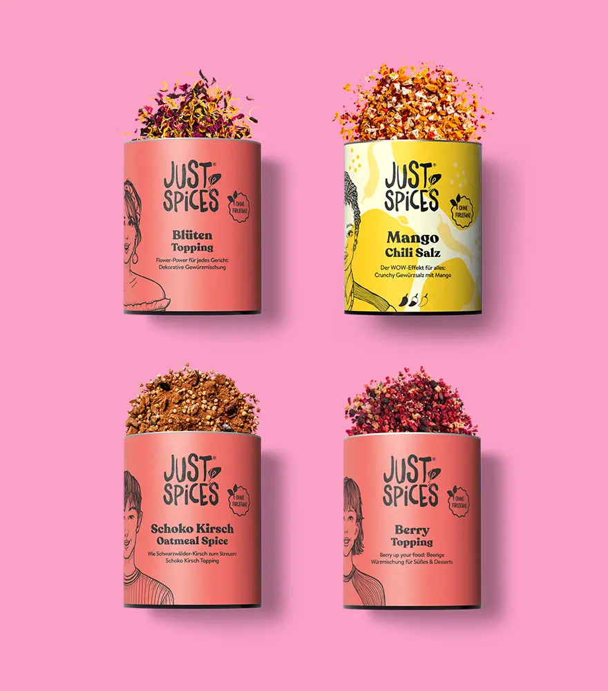 Just Spices - Eis + Joghurt Topping Gewürzset 