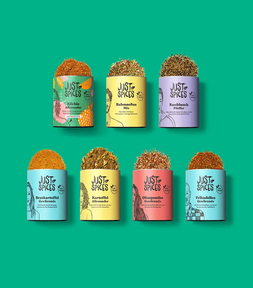 Just Spices - Deftige Küche Gewürzset -  1