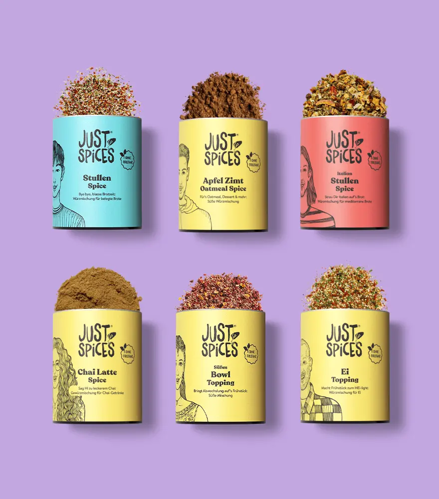 Just Spices - Frühstück Bestseller Gewürzset