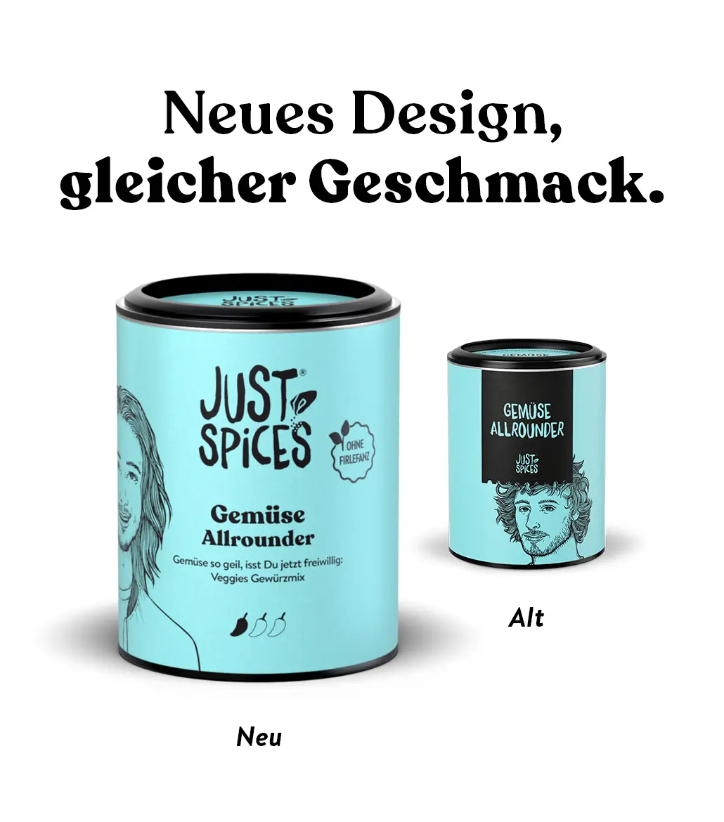 Just Spices - Gemüse Allrounder -  Gemüse Gewürz alt neu