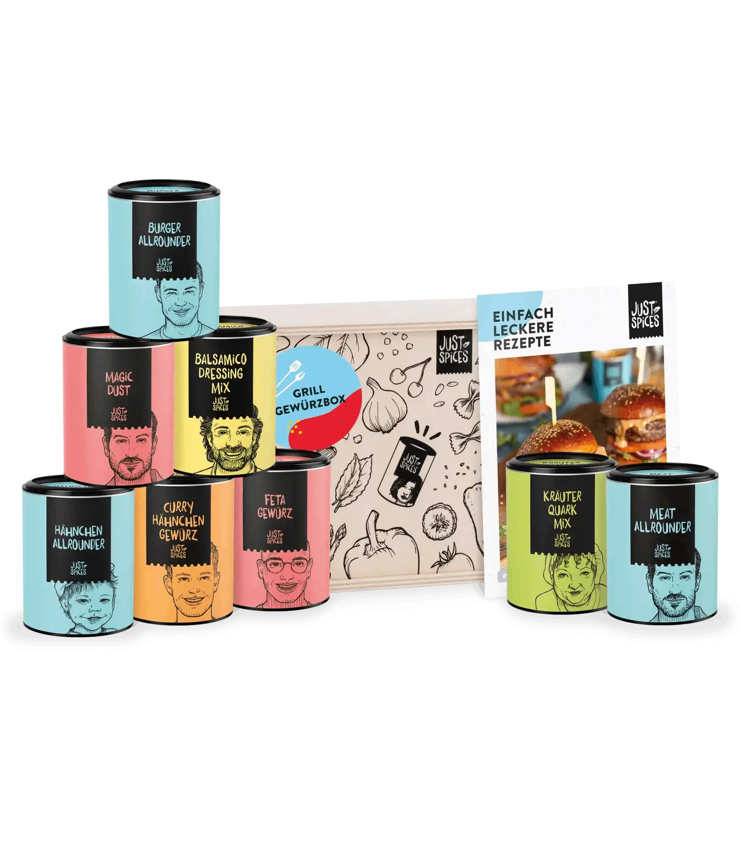 Just Spices - Grill Gewürzbox (8er)