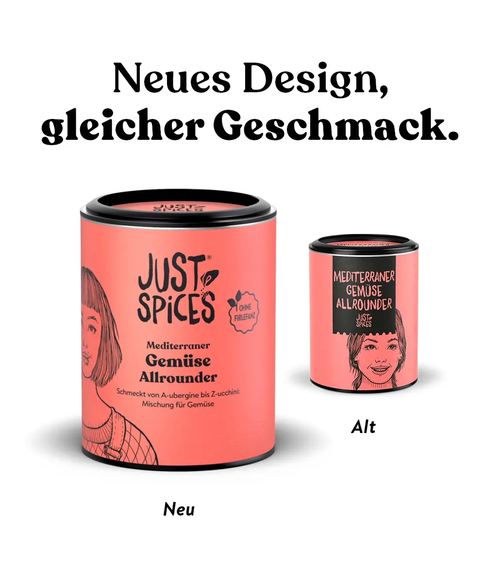 Just Spices - Mediterraner Gemüse Allrounder -  mediterranes gewürz
