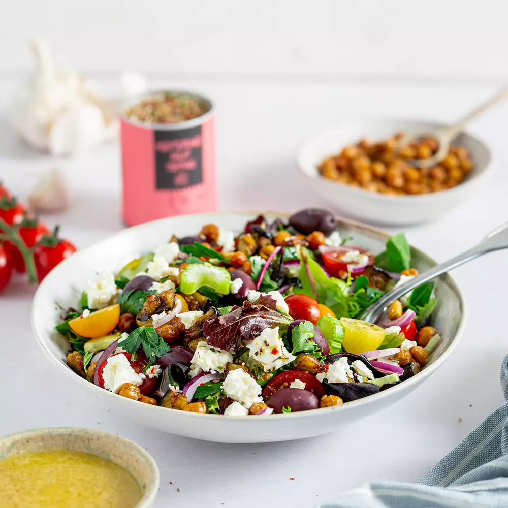 Just Spices - Mediterranes Salat Topping -  Griechischer Bauernsalat, just spices salat topping 