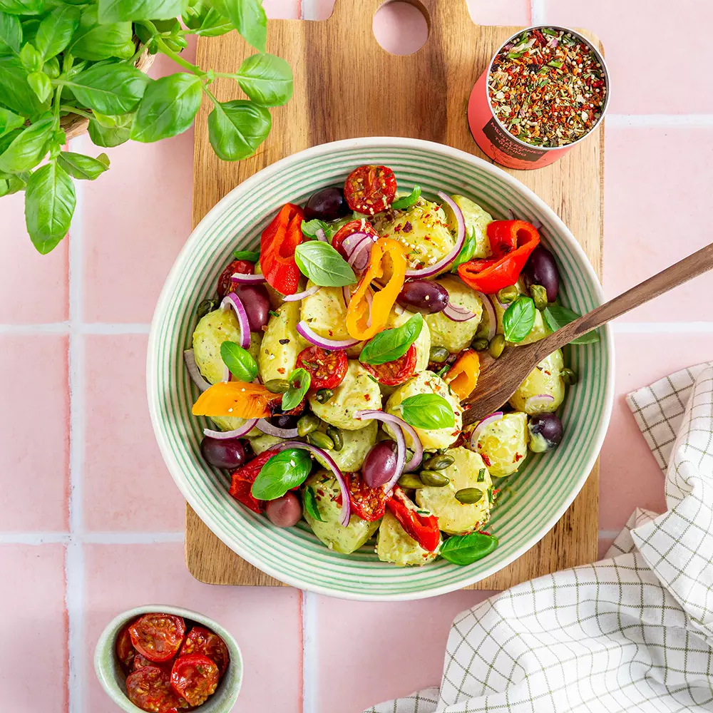 Just Spices - Mediterranes Salat Topping -  Mediterraner Kartoffelsalat, Salat topping 
