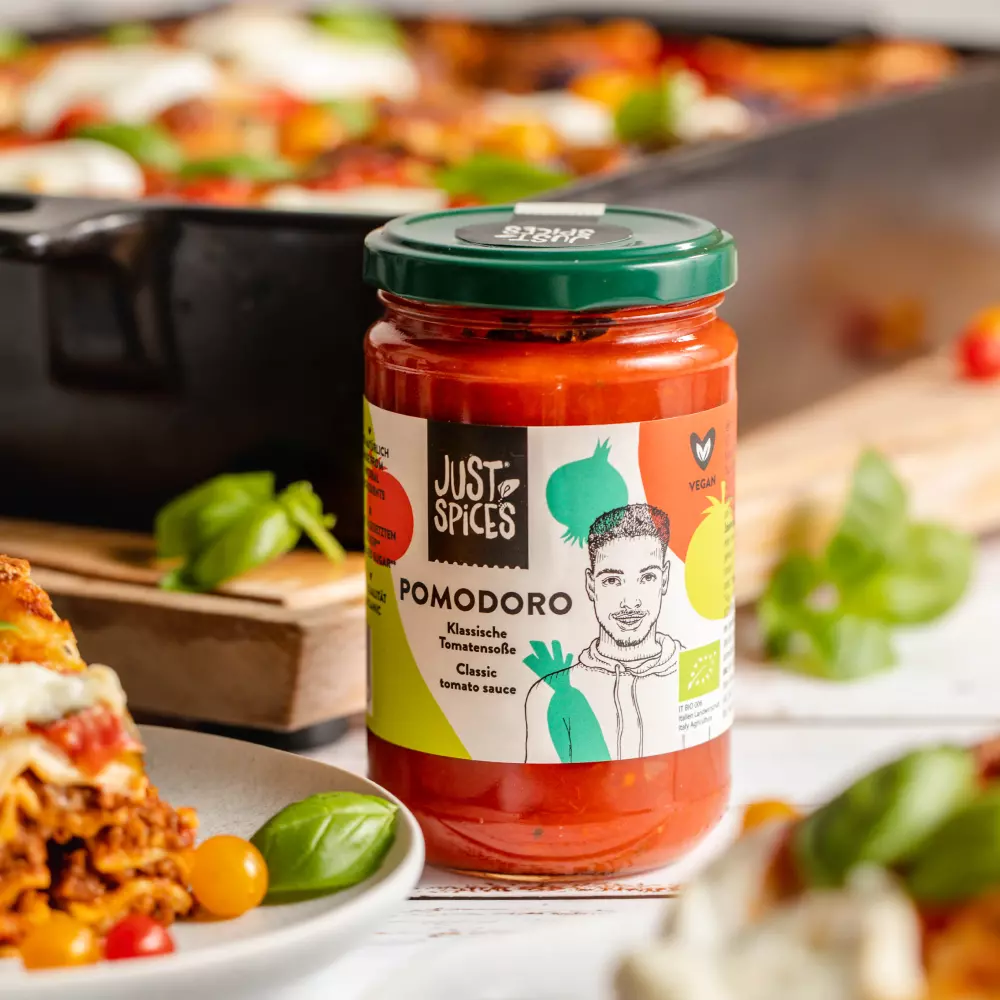 Just Spices - Pomodoro - Klassische Bio-Tomatensoße