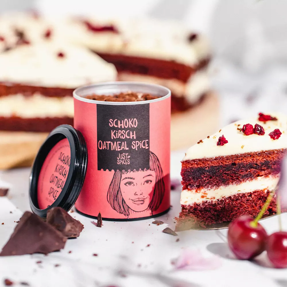 Just Spices - Schoko Kirsch Oatmeal Spice -  gewürz-porridge 
