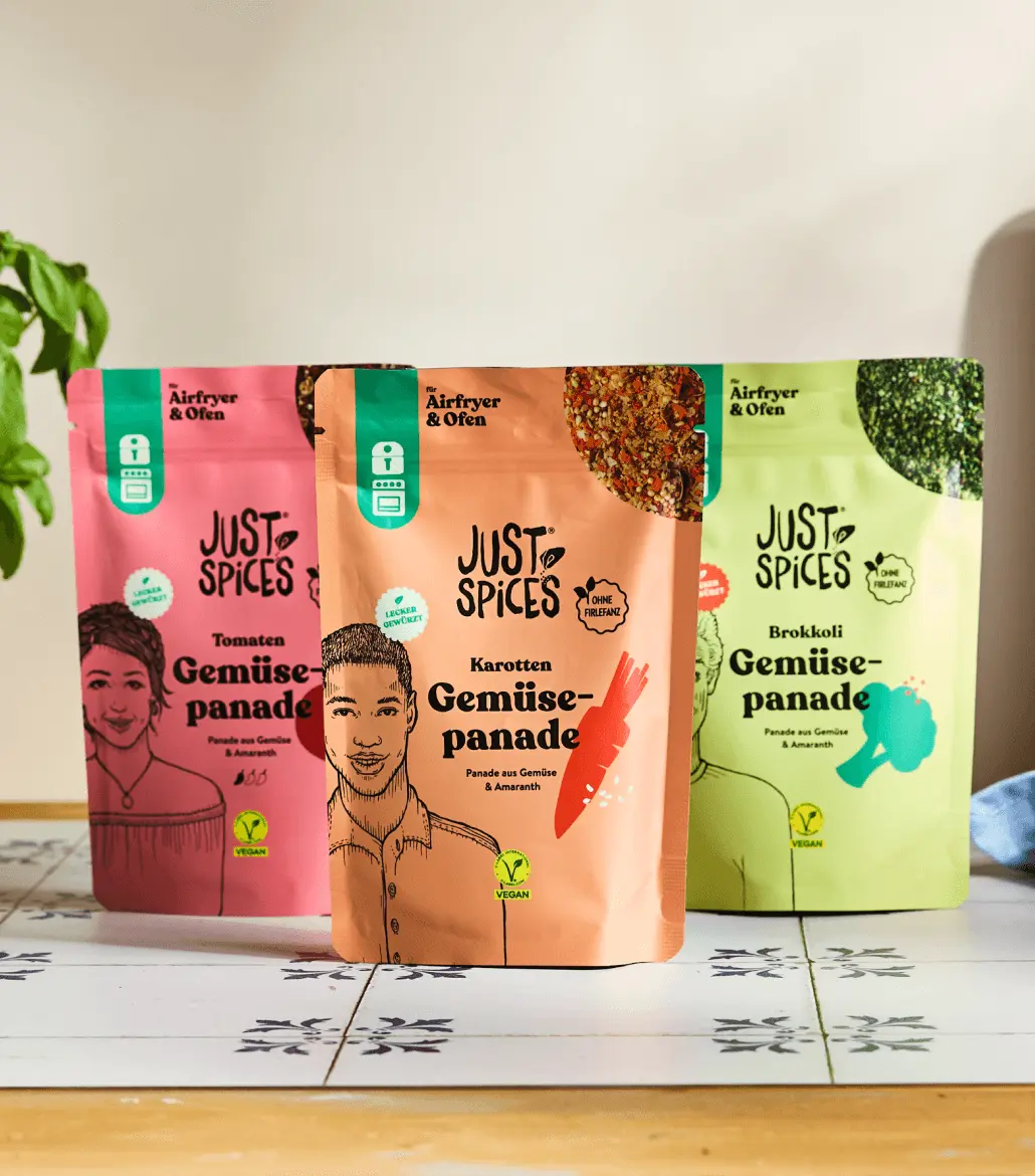 Just Spices - Gemüsepanade 3er Set