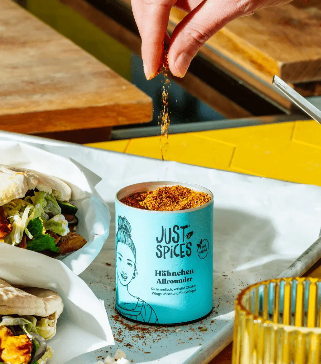Just Spices - Hähnchen Allrounder -  Hähnchen Gewürz Streuhand