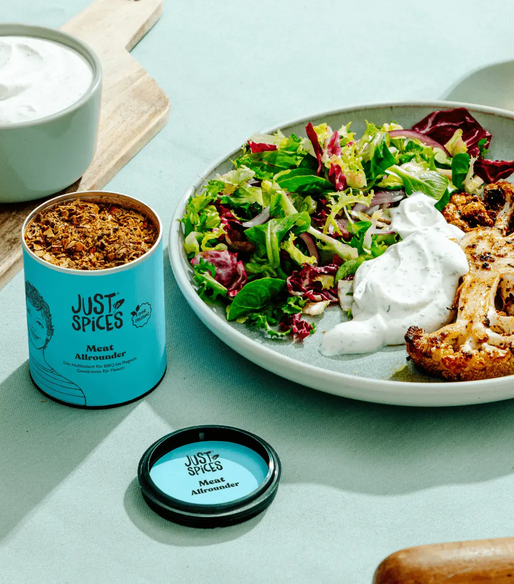 Just Spices - Meat Allrounder -  Fleisch Gewürz mit Blumenkohlsteak