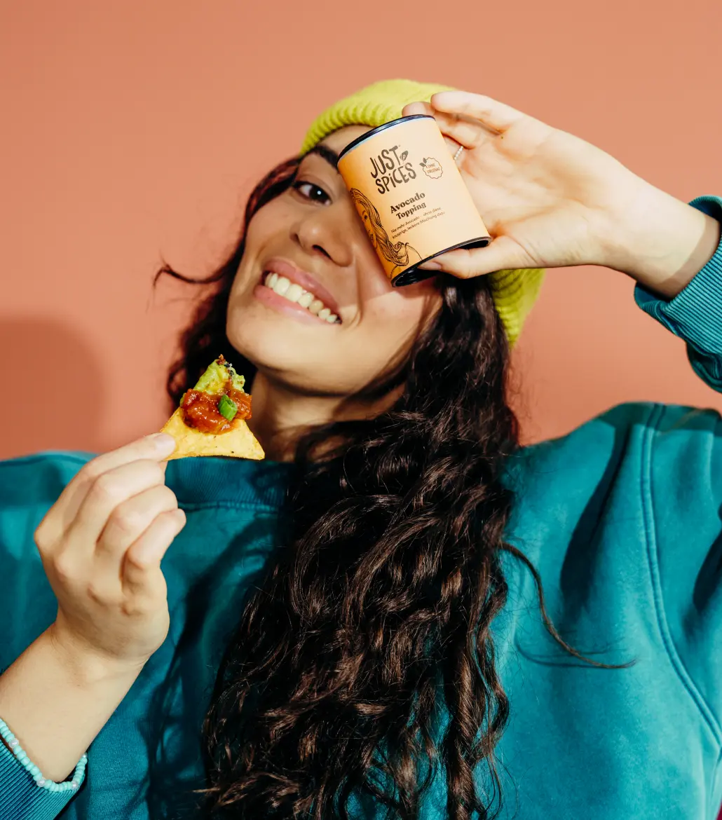 Just Spices - Fragespiel + Avocado Topping