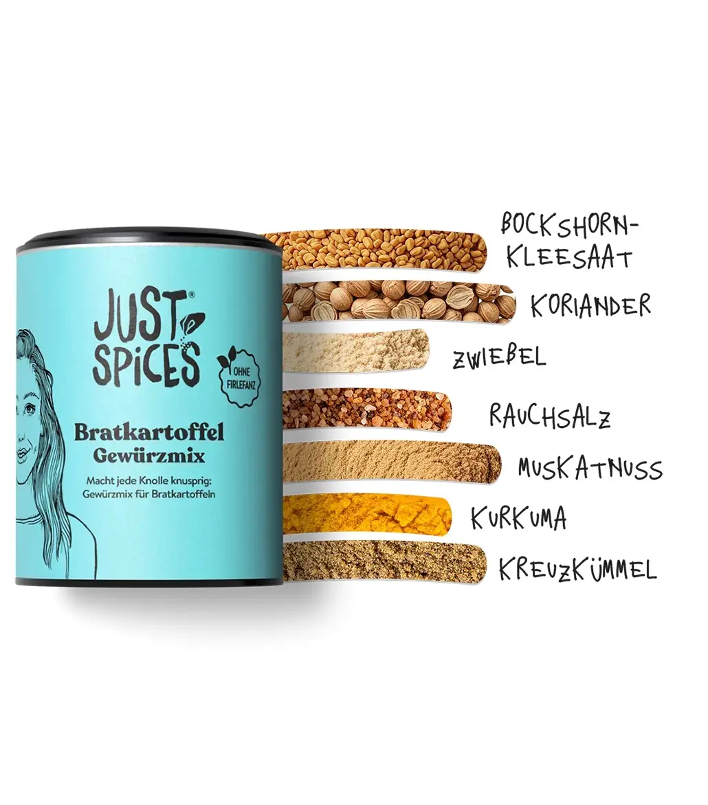 Just Spices - Bratkartoffel Gewürzmix -  was ist im Bratkartoffelgewürz von Just Spices