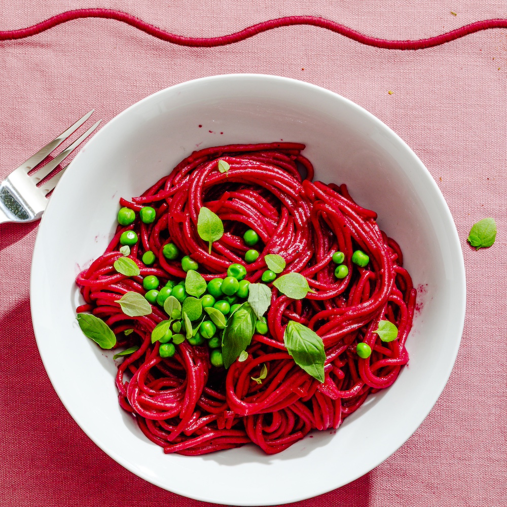 Rote Bete Pasta mit Erbsen Recipe JUST SPICES®