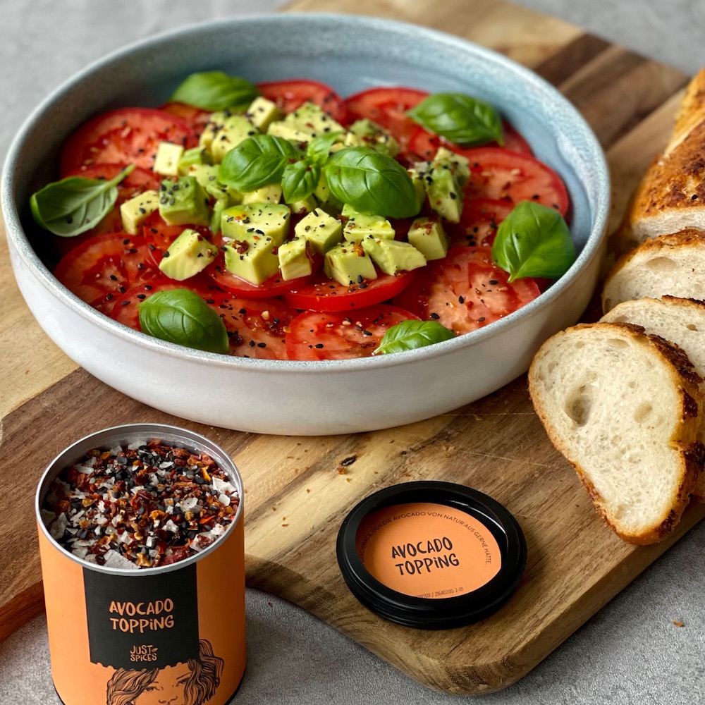 Avocado Tomaten Salat | Rezept | JUST SPICES® Avocado Tomaten Salat | Rezept | JUST SPICES®