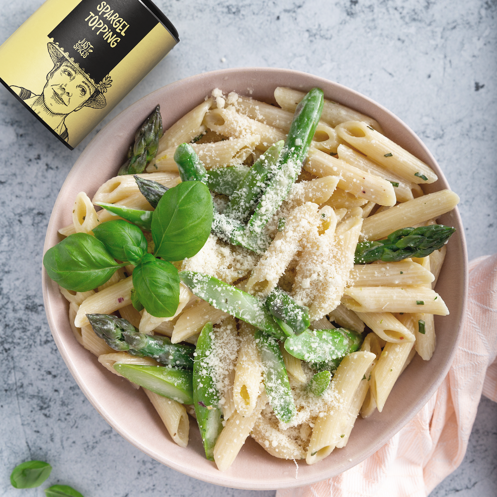 Cremige Spargel Pasta | Rezept | JUST SPICES®