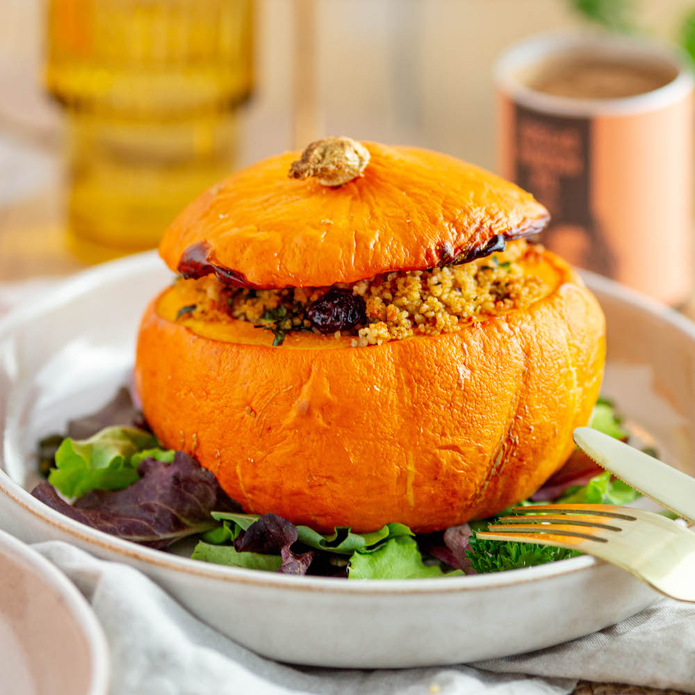 Gefüllter Hokkaido Kürbis | Rezept | JUST SPICES®