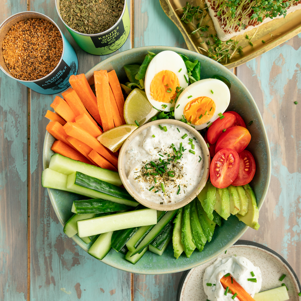 Bunte Low Carb Bowl