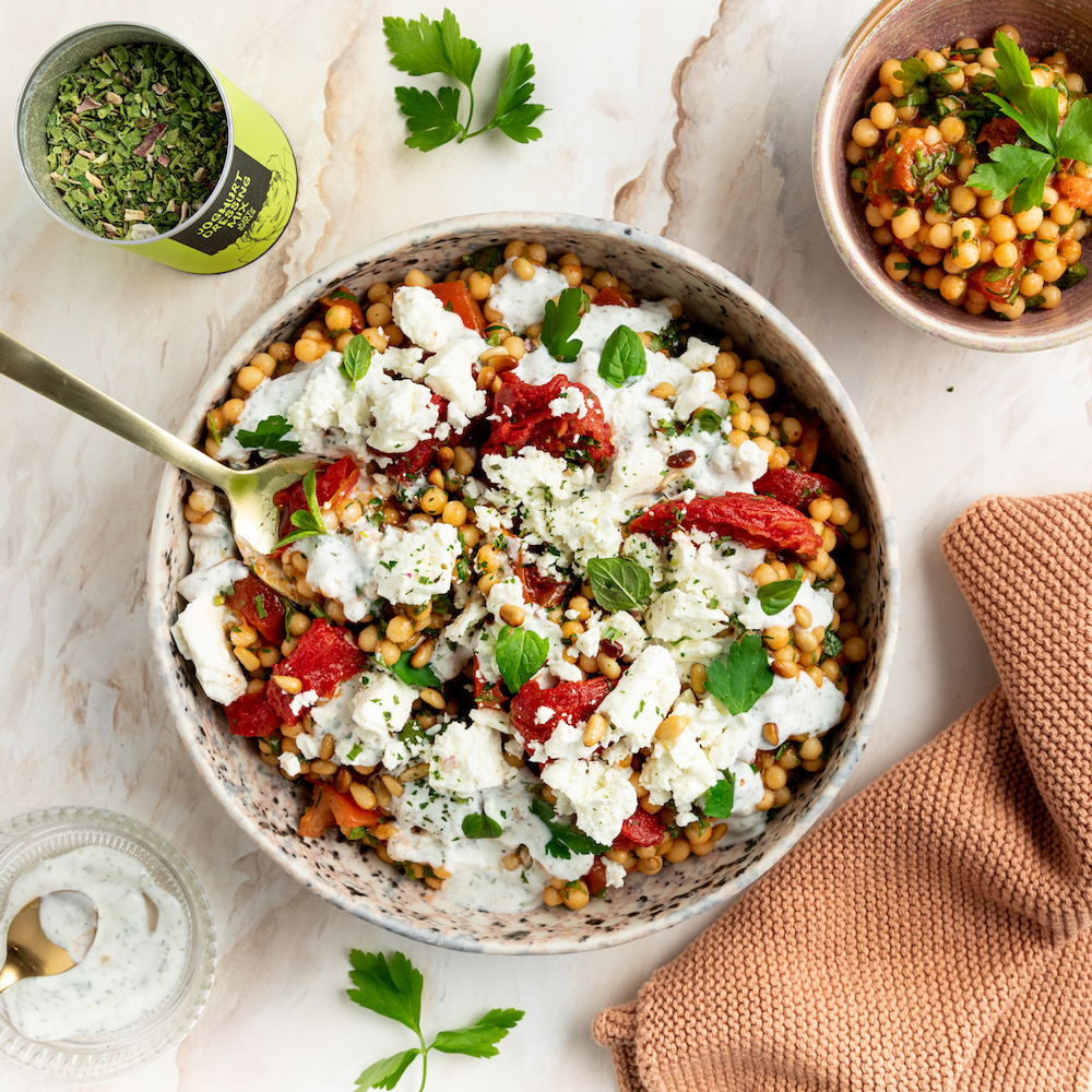 Couscous Salat mit Feta Recipe JUST SPICES®